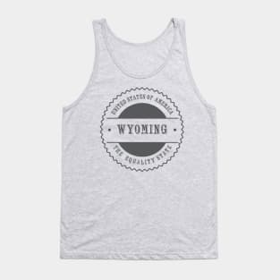 Wyoming state Tank Top